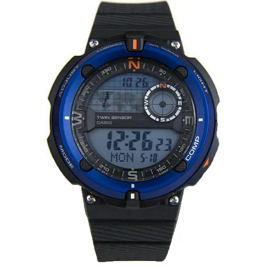 Casio Men’s Twin Sensor Digital Quartz 100m Black Resin