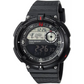Casio Men’s ’Twin Sensor’ Quartz Black Resin Gray Dial Watch