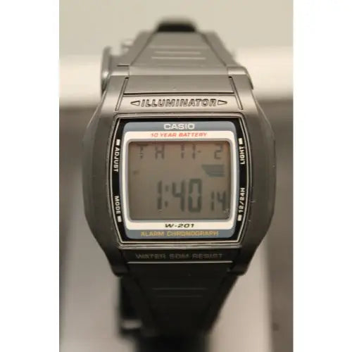 Casio Men’s W201-1AV Alarm Chronograph Watch - Watches