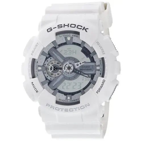 Casio Men’s White Ana-Digi XL-Case Watch GA110C-71A -