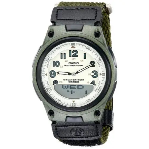 Casio Men’s World Time Ana-Digi Data Bank AW80V-3BV -