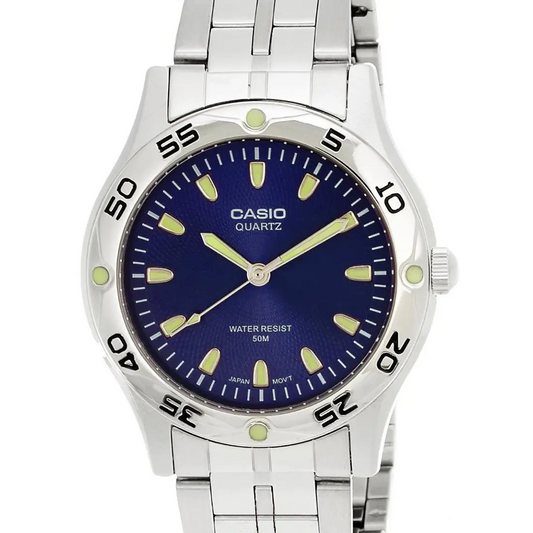 Casio #Mtp1243d-2av Men’s Metal Fashion Analog Casual 50m
