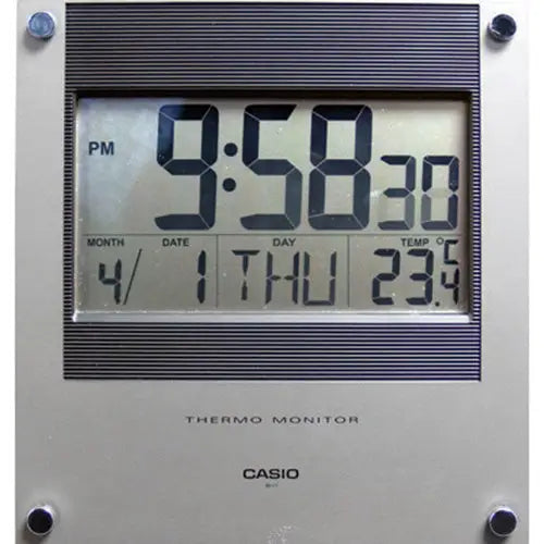 Casio Thermo Monitor Auto Calendar Digital Wall/Desk Clock