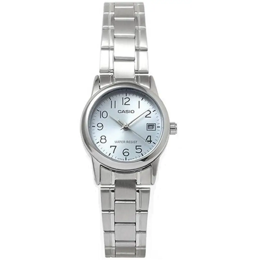 Casio Women’s Analog Quartz Blue Dial Stainless Steel Watch