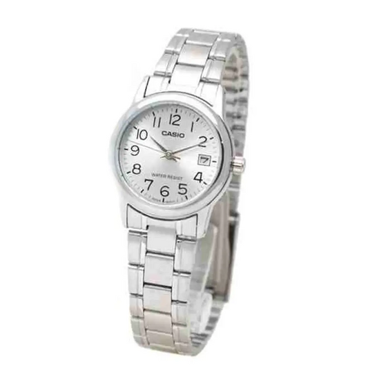 Casio Women’s Analog Quartz Silver Tone Dial Stainless Steel