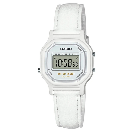 Casio Women’s Digital Quartz White Resin / Synthetic Leather