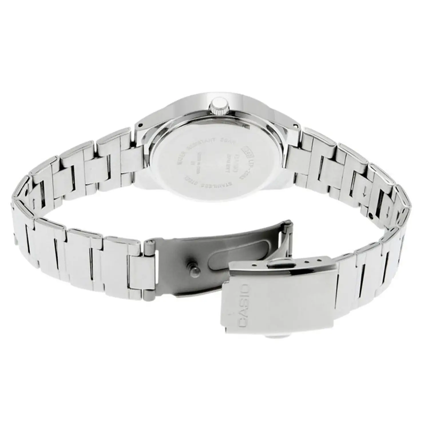 Casio Women’s Enticer Quartz Green Dial Stainless Steel