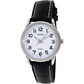 Casio Women’s Enticer Quartz Stainless Steel/Black Leather