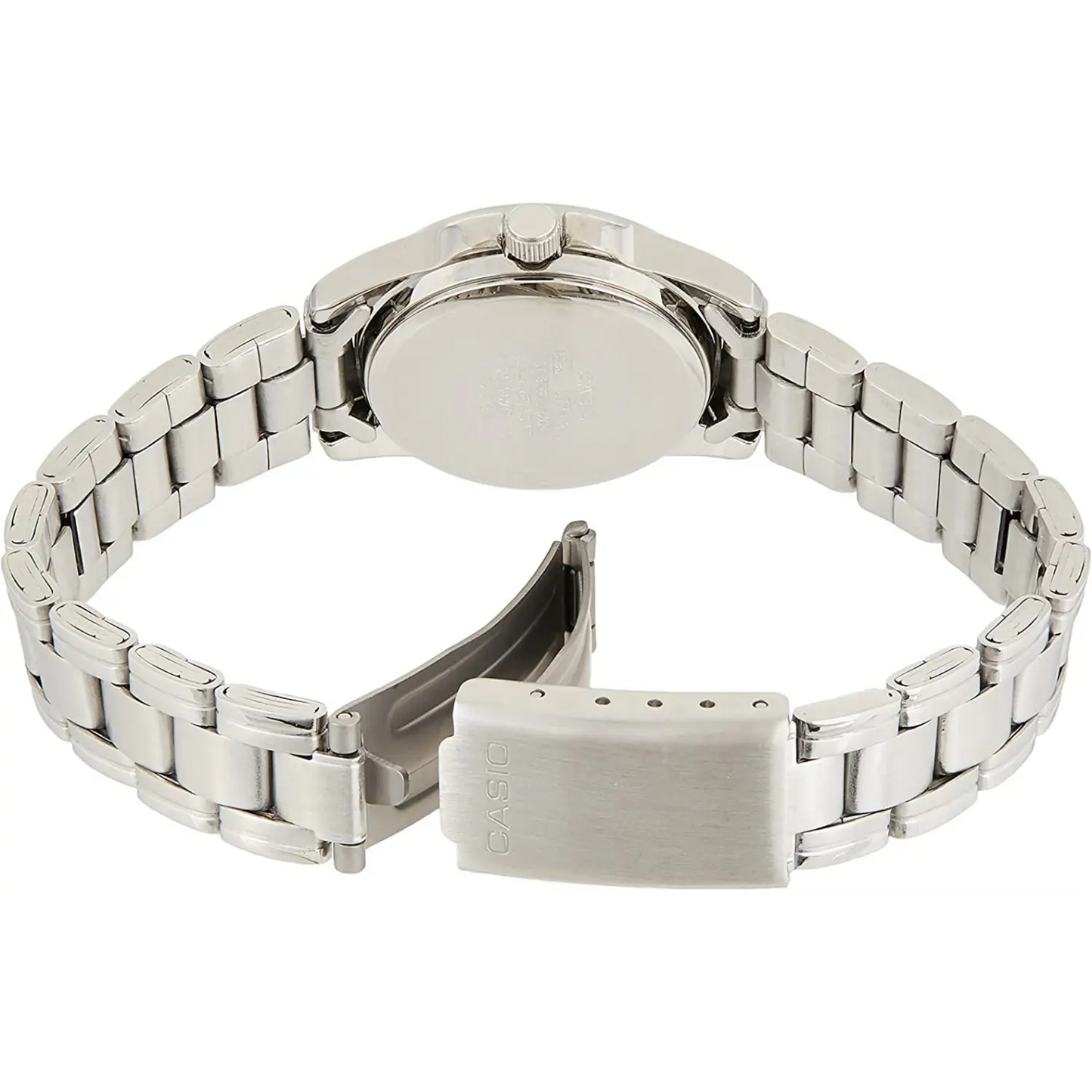 Casio Women’s Enticer Quartz White Dial Stainless Steel