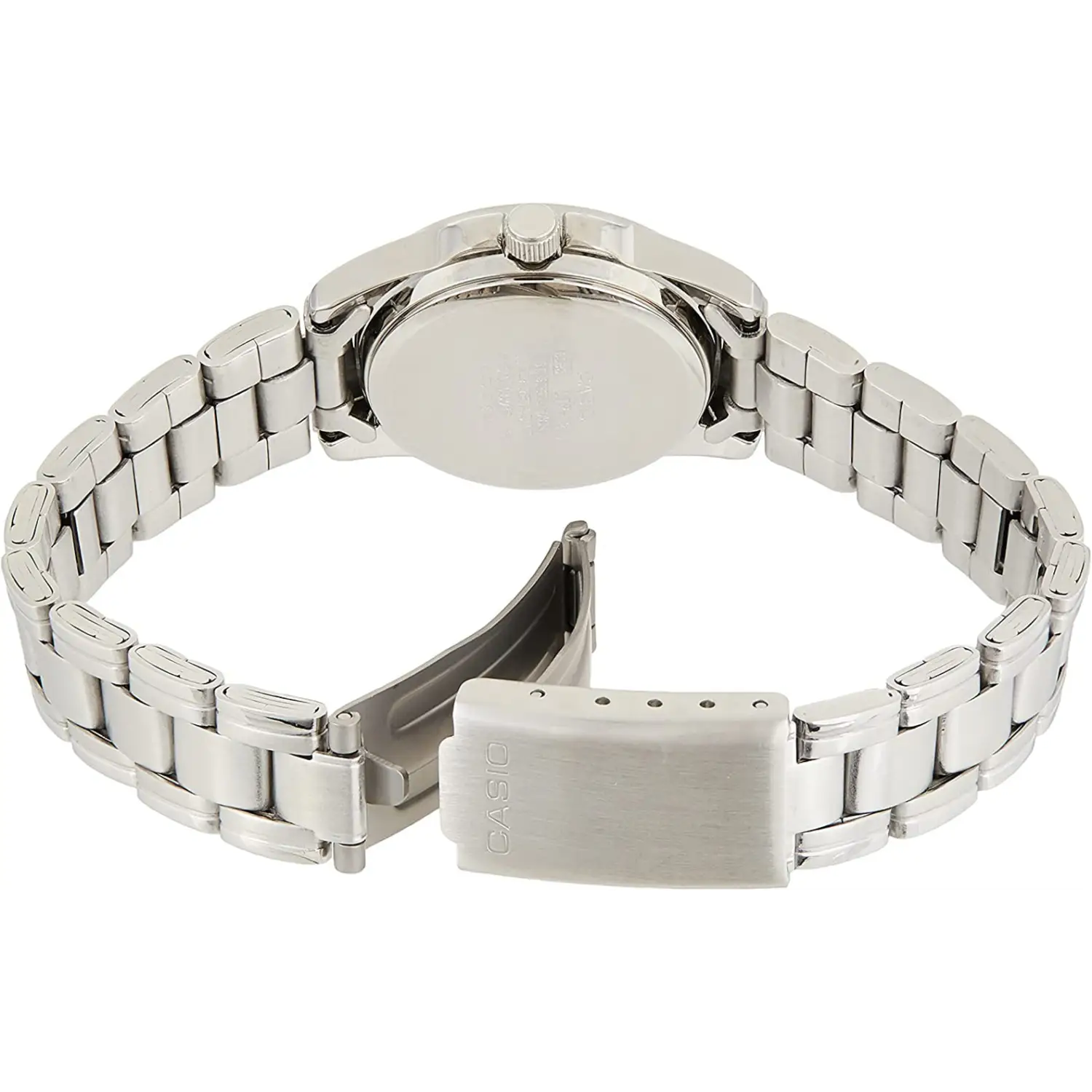 Casio Women’s Enticer Quartz White Dial Stainless Steel