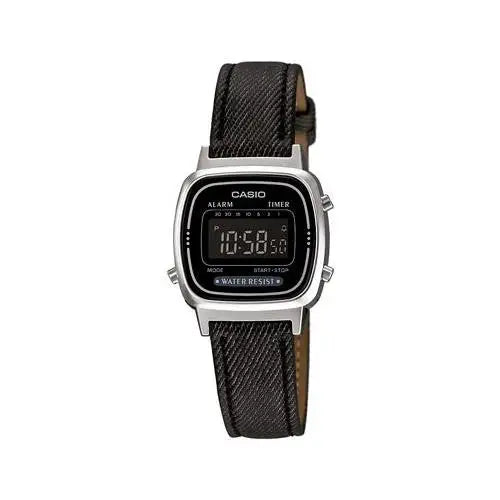Casio Womens Genuine Leather Band Watch LA670WL-1B - Watches