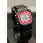 Casio Women’s LA20WH-4ACF Classic Digital Black and Pink