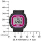 Casio Women’s LA20WH-4ACF Classic Digital Black and Pink