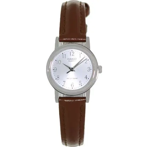 Casio Women’s Leather Strap Watch LTP1095E-7B - Watches