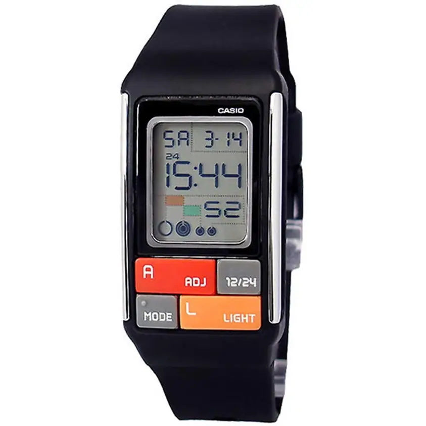 Casio Women’s Pop Tone Digital Black Watch LDF50-1 - Watches