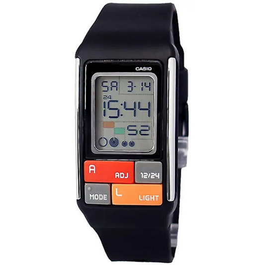 Casio Women’s Pop Tone Digital Black Watch LDF50-1 - Watches