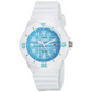 Casio Women’s Quartz 100m Blue Dial White Resin Watch