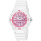 Casio Women’s Quartz 100m Pink Dial White Resin Watch