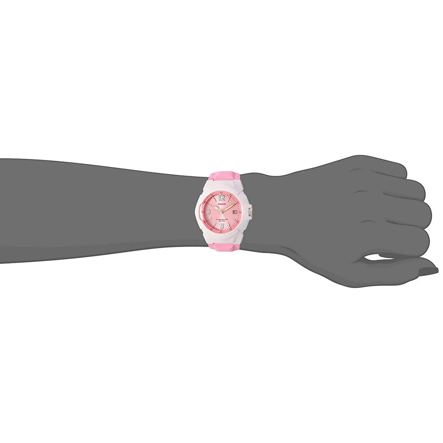 Casio Women’s Quartz 100m Pink Stainless Steel/Resin Watch