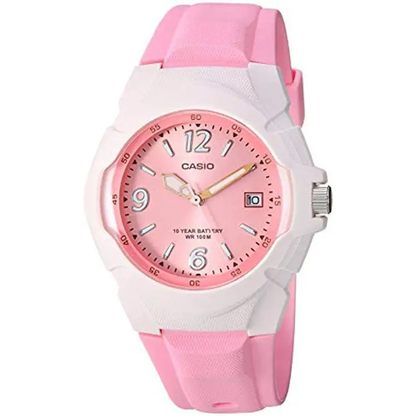 Casio Women’s Quartz 100m Pink Stainless Steel/Resin Watch