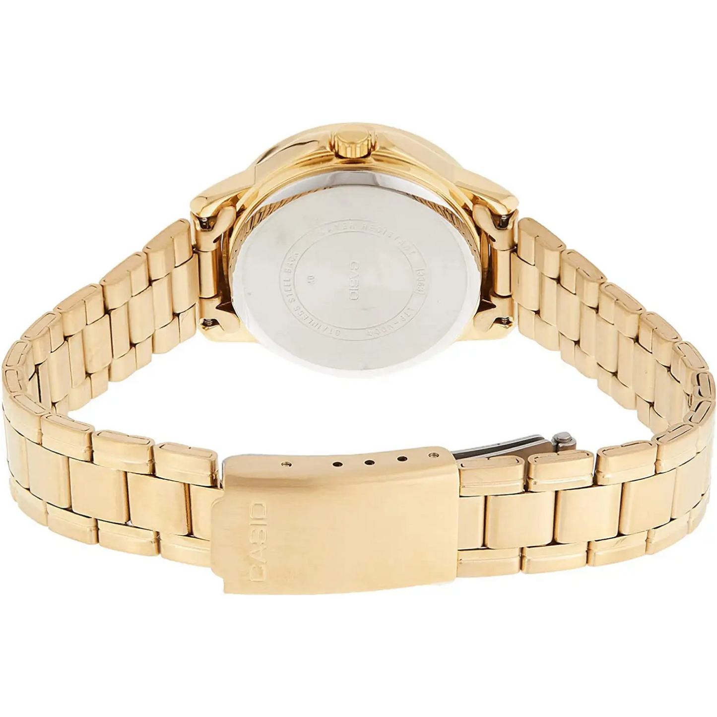 Casio Women’s Quartz Gold Tone Stainless Steel Watch