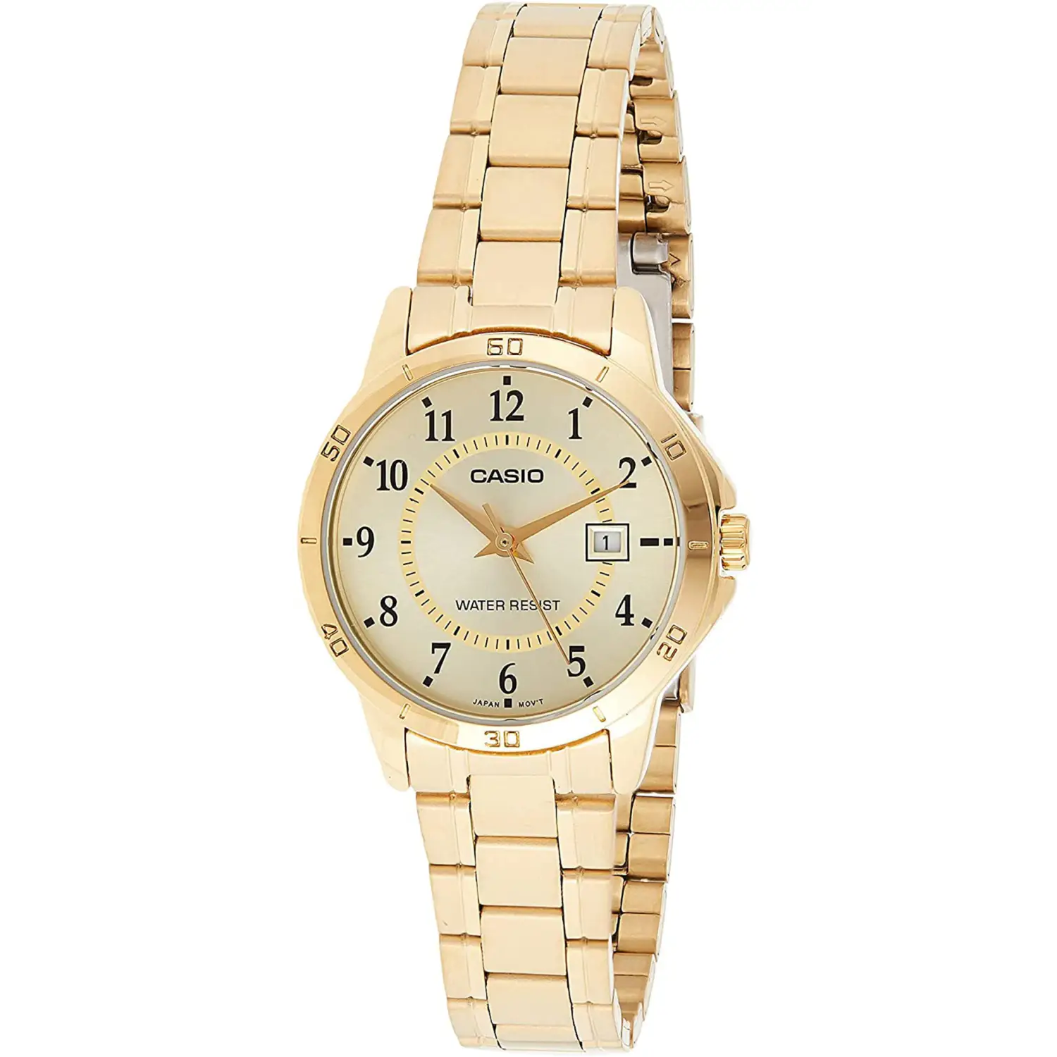 Casio Women’s Quartz Gold Tone Stainless Steel Watch