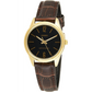Casio Women’s Quartz Gold Tone Stainless Steel/Brown Leather