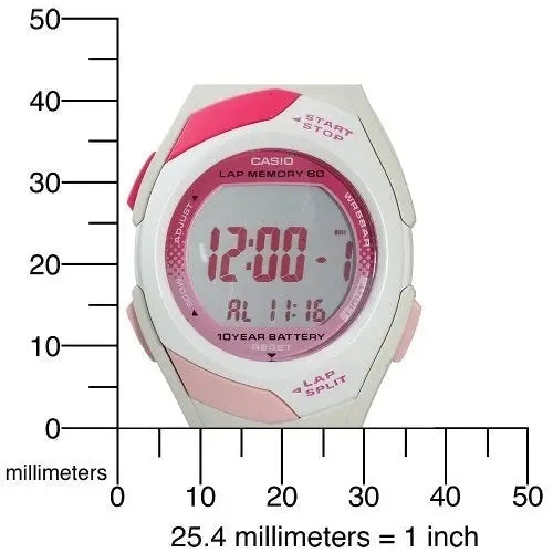 Casio Women’s Runner Eco Friendly Digital Watch STR300-7 -