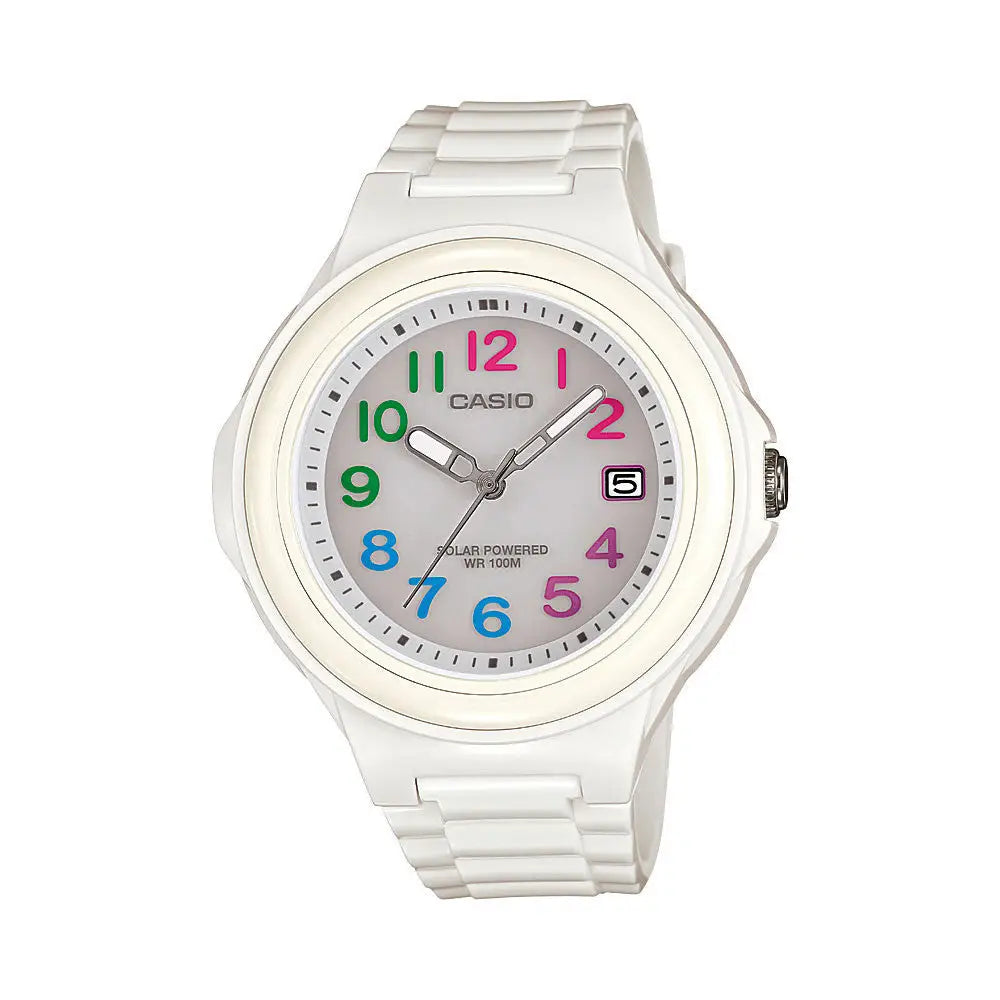 Casio Women’s Solar Analog White Watch - Watches casio