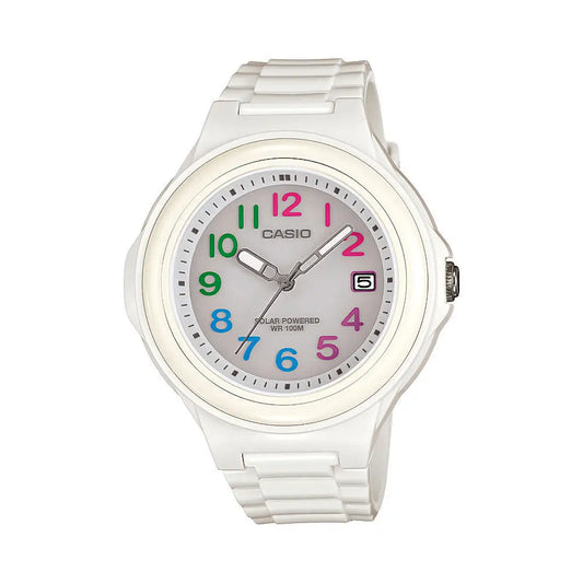 Casio Women’s Solar Analog White Watch - Watches casio