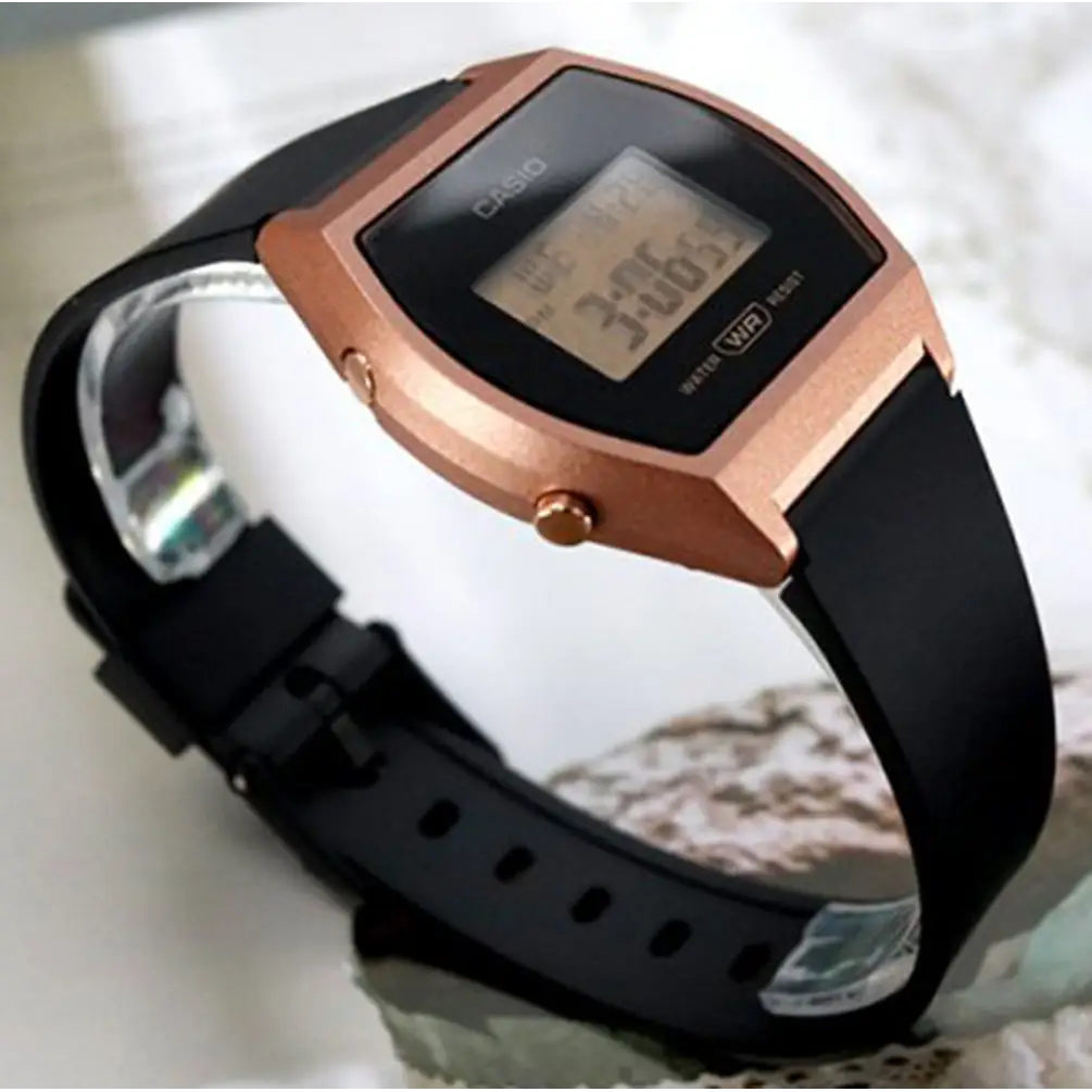 Casio Women’s Sports Digital Rose Gold Tone/Black Resin