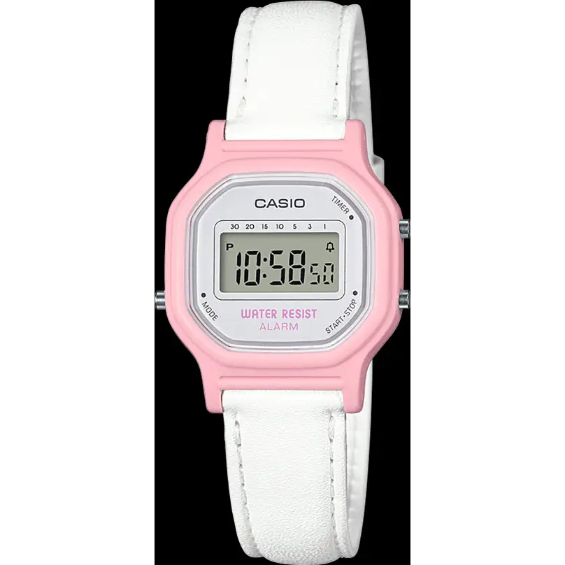 Casio Women’s Stopwatch Countdown Timer Digital Leather
