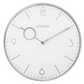 Citizen 13 Analog Quartz Silver Tone Wall Clock CC2038 -
