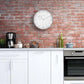 Citizen 13 Analog Quartz Silver Tone Wall Clock CC2038 -