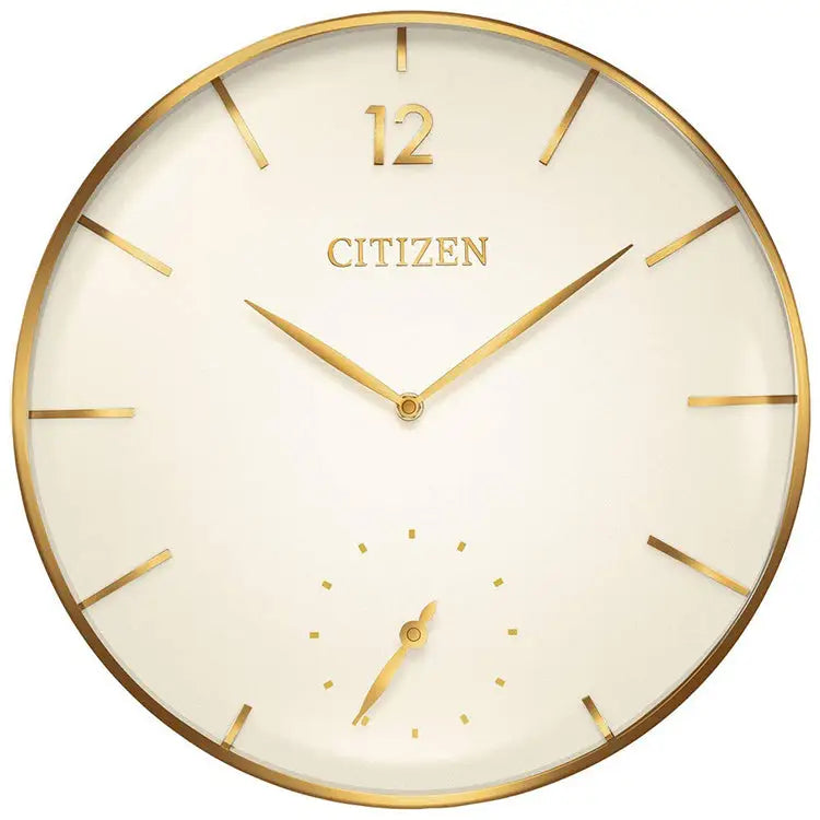 Citizen 16 Analog Quartz Gold Tone Gallery Wall Clock CC2034