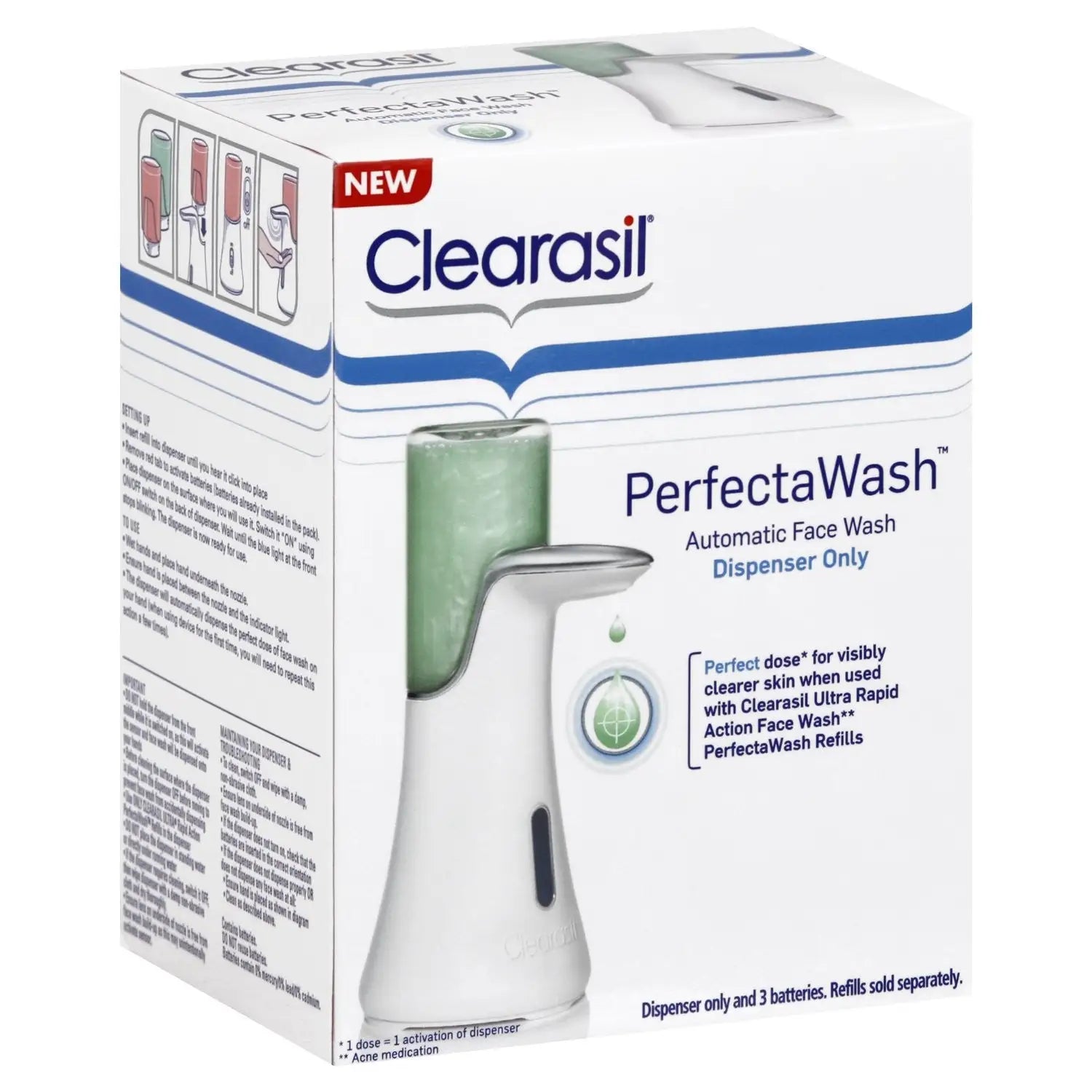 Clearasil PerfectaWash Automatic Face Wash Dispenser - Misc