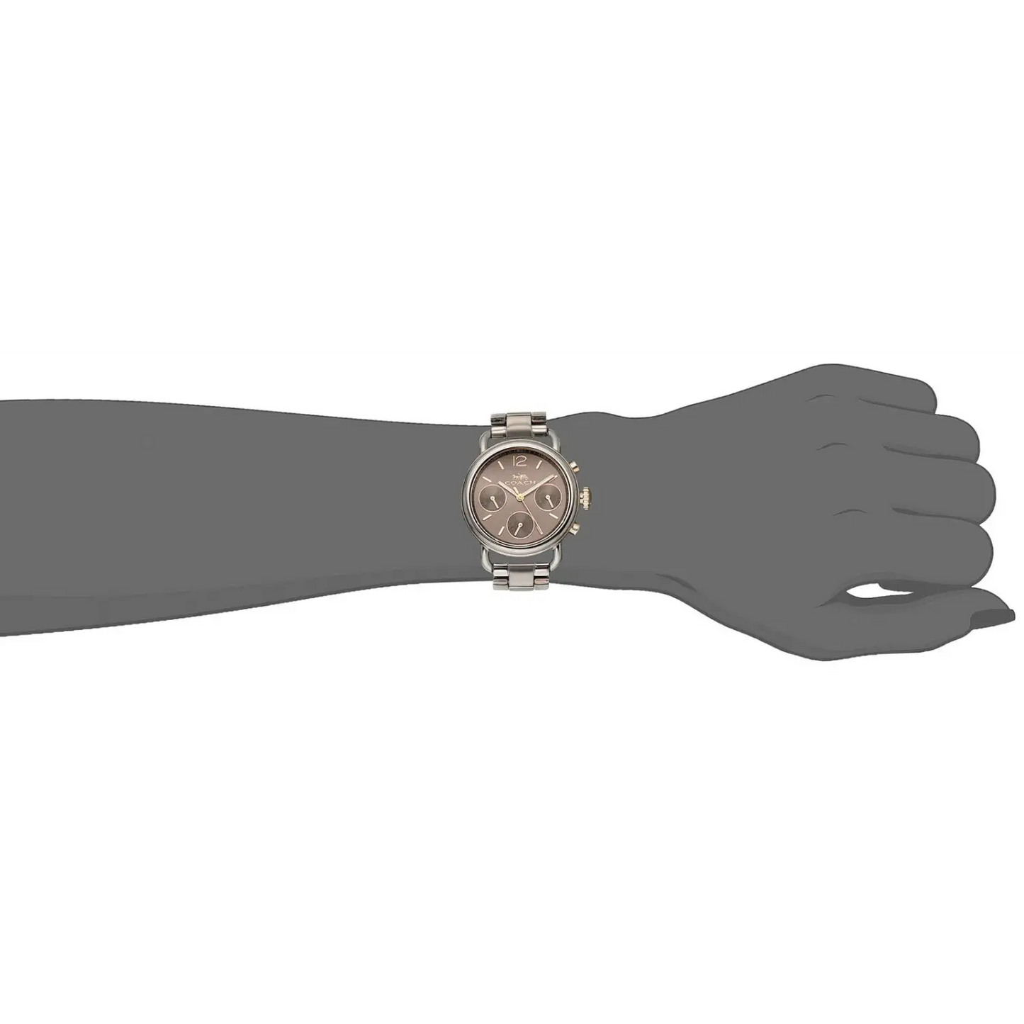 Coach Women Delancey Quartz Chronograph Gunmetal Stainless