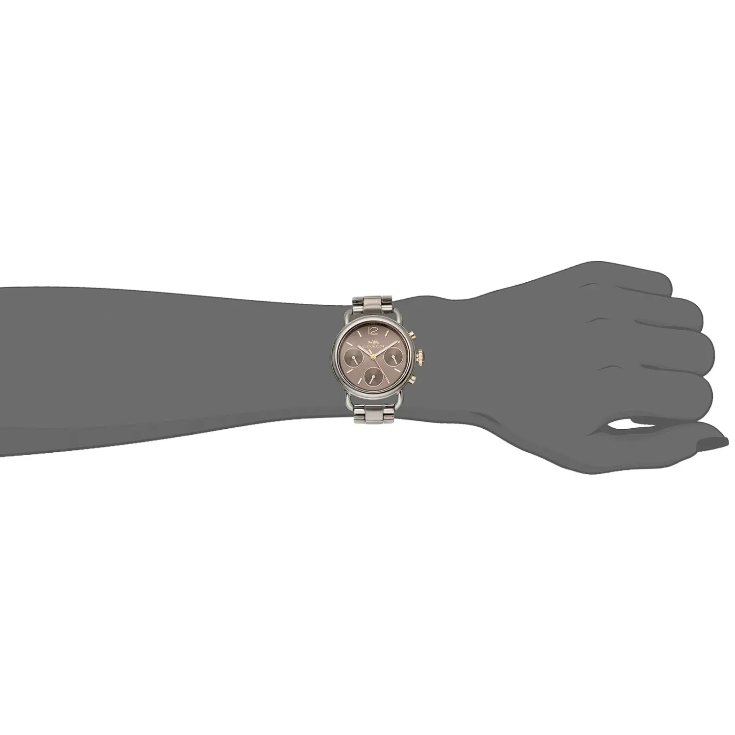 Coach Women Delancey Quartz Chronograph Gunmetal Stainless
