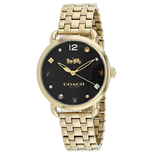 Coach Women’s Delancey Quartz Gold Tone Stainless Steel