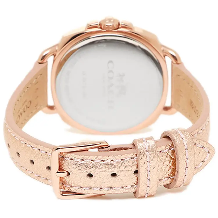 Coach Women’s Tatum Crystal Accent Stainless Steel/Beige