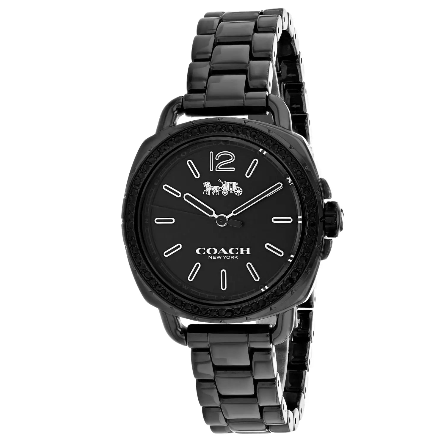 Coach Women’s Tatum Quartz Black Stainless Steel Watch