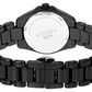 Coach Women’s Tristen Quartz Crystal Accents Black Ceramic