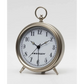 Crosley 12 Deco Finial Metallic Wall Clock & Alarm Clock Set