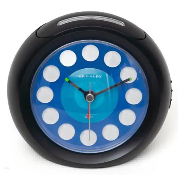 Crosley Quiet Sweep USB Charging Ports Modern Ball Alarm