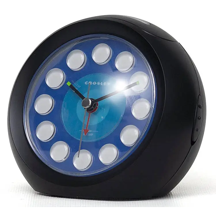 Crosley Quiet Sweep USB Charging Ports Modern Ball Alarm