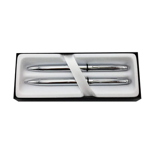 Cross Luxury Gift Set Lustrous Chrome Ballpoint Pen
