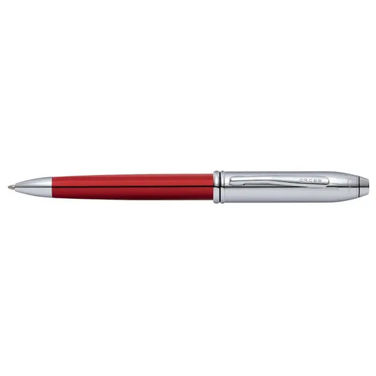 Cross Townsend Red and Chrome Ballpoint Pen AT0042G-57 -