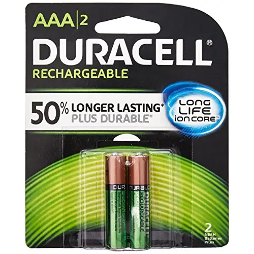 Duracell 041333661582 Rechargeable Batteries AAA 8.45 Height