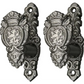 Exclusive 3 Rampant Lion Gun/Sword Hanger (Set of 2) 203307