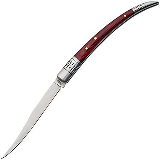 Exclusive 5 Stainless Steel/Pakkawood Spanish Fruit Folding